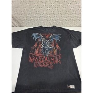 WWE Undertaker Apocalyptic‎ Warrior T Shirt XL Black Authentic Wear Graphic Tee